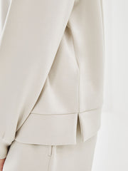 LCW Vision Anthracite Crew Neck Oversize Women Sweatshirt