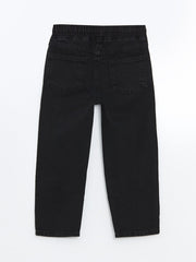 LCW Kids Black Elastic Waist Boy Jean Trousers