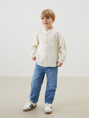 LCW Kids Black Elastic Waist Boy Jean Trousers