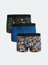 LC WAIKIKI Black Standard Fit Cotton Flexible Men Boxer 3-Pack