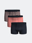 LC WAIKIKI Coral Standard Pattern Cotton Flexible Men Boxer 3-Pack