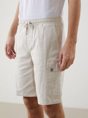 Xside- Standard Fit Gabardine Men Cargo Shorts
