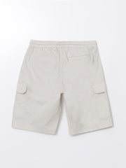 Xside- Standard Fit Gabardine Men Cargo Shorts