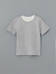 LCW Kids Navy Blue Crew Neck Boy T-Shirt