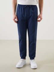 Xside- Blue Standard Fit Men Jogger Sweatpants