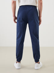 Xside- Blue Standard Fit Men Jogger Sweatpants
