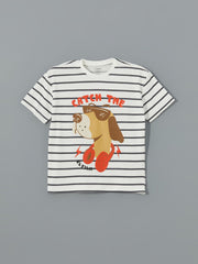 LCW Kids Crew Neck Printed Boy T-Shirt And Shorts 2-Pack