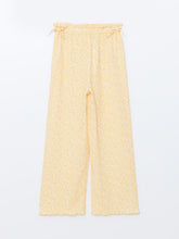 Elastic Waist Floral Girls Tracksuit Bottoms