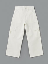 LCW Kids Adjustable Waist Elastic Girls Cargo Pants