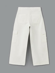 LCW Kids Adjustable Waist Elastic Girls Cargo Pants