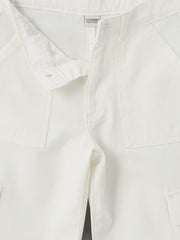 LCW Kids Adjustable Waist Elastic Girls Cargo Pants