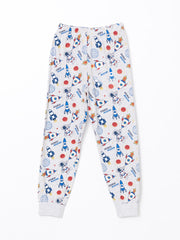 LCW Kids Crew Neck Boy Pajama Set