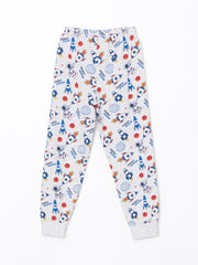LCW Kids Crew Neck Boy Pajama Set