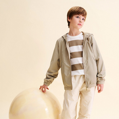 LCW Kids Beige Elastic Waist Boy Trousers