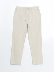 LCW Vision Standard Fit Linen Blend Men Trousers