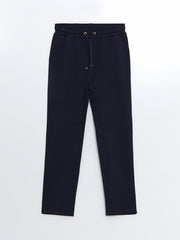 LCWAIKIKI Classic Ecru Elastic Waist Women Tracksuit Bottoms