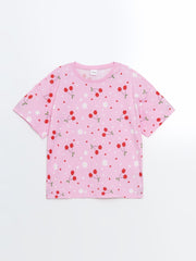 LCW Kids Crew Neck Girls Pajama Set