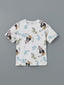 LCW Kids Crew Neck Printed Combed Cotton Boy T-Shirt