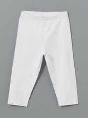 LCW Kids Elastic Waist 3/4 Length Girls Leggings