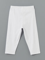 LCW Kids Elastic Waist 3/4 Length Girls Leggings