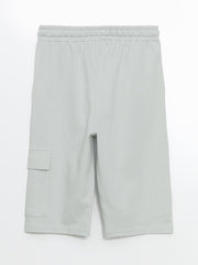LCW Kids Elastic Waist Boy Cargo Shorts