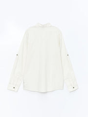 LCW Kids Ecru Linen Blend Boy Shirt