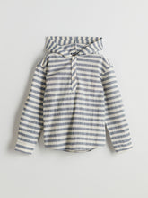 LCW Kids Navy Blue Hooded Boy Shirt