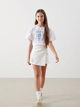 LCW Kids White Girl Child Jean Shorts Skirt