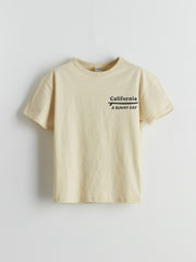 LCW Kids Crew Neck California Printed BoyS T-Shirt