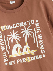 LCW Kids Crew Neck Boy T-Shirt