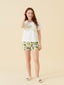 LCW Dream Petite Crew Neck Women Shorts Pajama Set