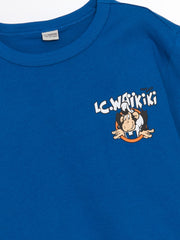 LCW Kids Crew Neck Nostalgic Monkey Printed BoyS T-Shirt