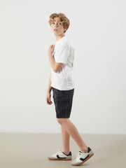 LCW Kids Crew Neck Nostalgic Monkey Printed BoyS T-Shirt