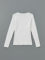 LCWAIKIKI Classic Blue Crew Neck Women Bodysuit