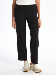 LCW Classic Elastic Waist Textured Women Trousers