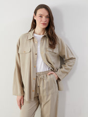 LCW Grace Plain Pocket Women Shirt Tunic