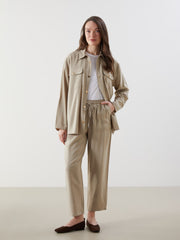 LCW Grace Plain Pocket Women Shirt Tunic