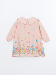 LCW Kids Pink Baby Collar Floral Girl Dress