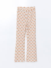 LCW Kids Elastic Waist Spanish Leg Girls Leggings