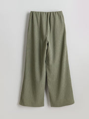 LCW Kids Elastic Waist Textured Girl Trousers