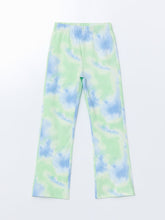 Elastic Waist Tie Dye Patterned Girls Leggings