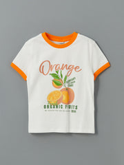 Crew Neck Girls T-Shirt