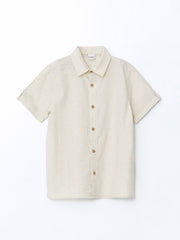 LCW Kids Linen Blend Boy Shirt