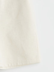 LCW Kids Elastic Waist Linen Blend Boy Shorts