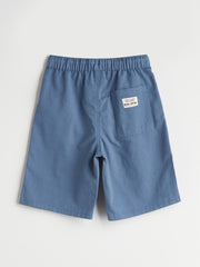 LCW Kids Elastic Waist Linen Blend Boy Shorts