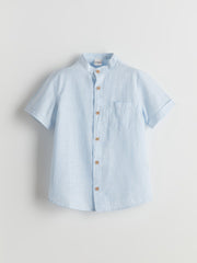 LCW Kids Striped Collar Boy Shirt
