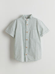 LCW Kids Striped Collar Boy Shirt