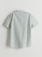 LCW Kids Striped Collar Boy Shirt