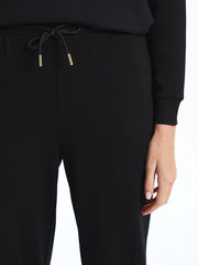 LCWAIKIKI Classic Navy Blue Elastic Waist Women Jogger Sweatpants