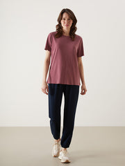 LCWAIKIKI Classic Navy Blue Elastic Waist Women Jogger Sweatpants